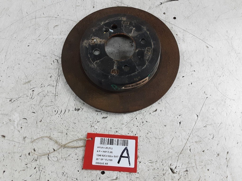 FREIN DISQUE ARRIÈRE Hyundai i20 (GBB) (01-2014/08-2020), Hyundai Motor Deutschland GmbH, Kaiserleipromenade 5
63067  Offenbach am Main, DE