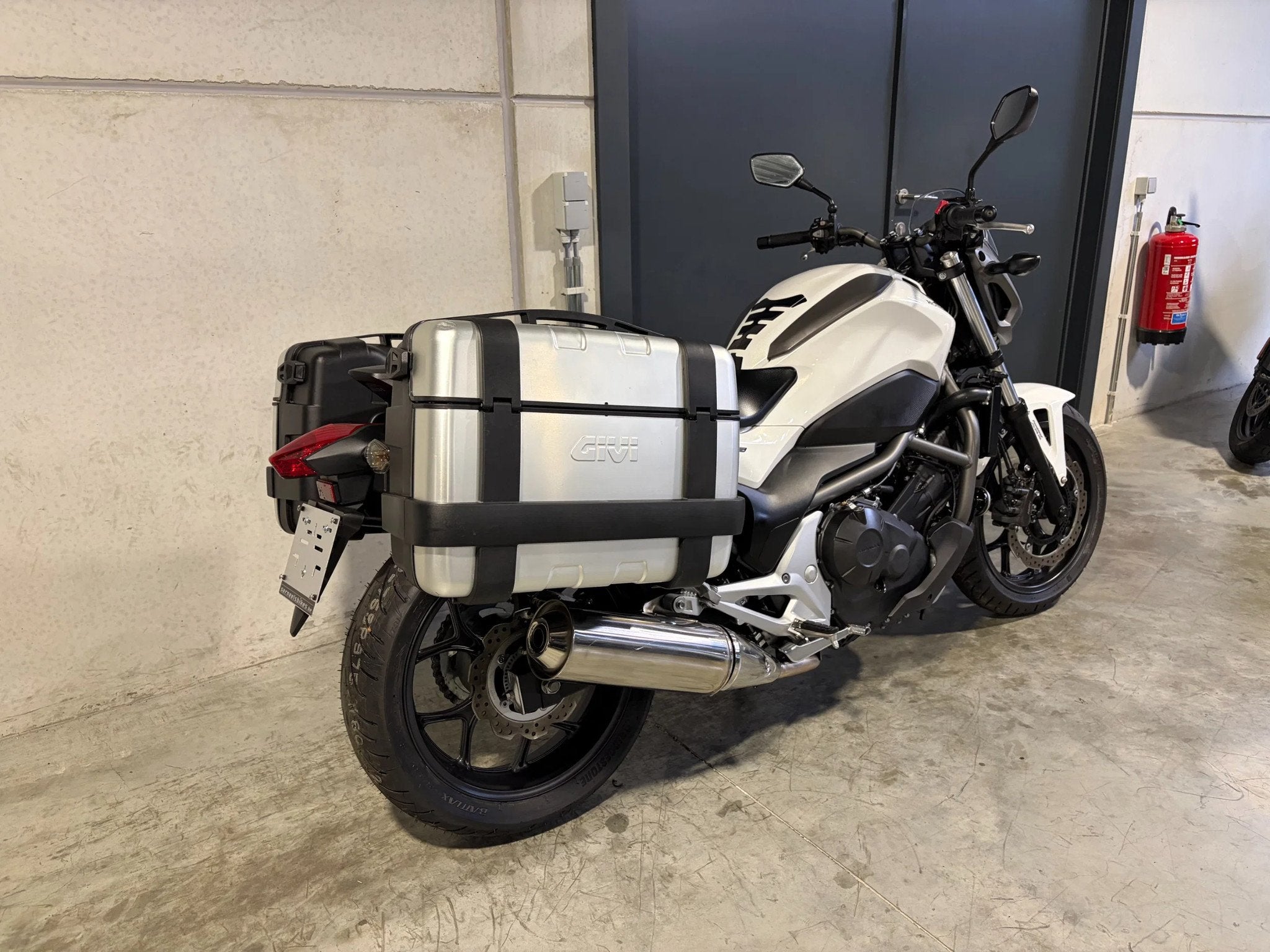 Honda NC700S handige naked met kofferset, Motos, Tourisme, Entreprise, 700 cm³