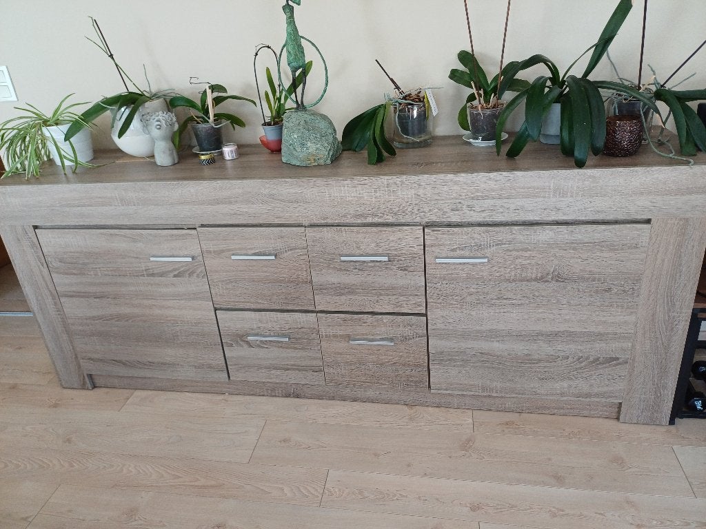 Dressoir en barkast, Huis en Inrichting, Ophalen, Overige materialen, Gebruikt, Met lade(s)