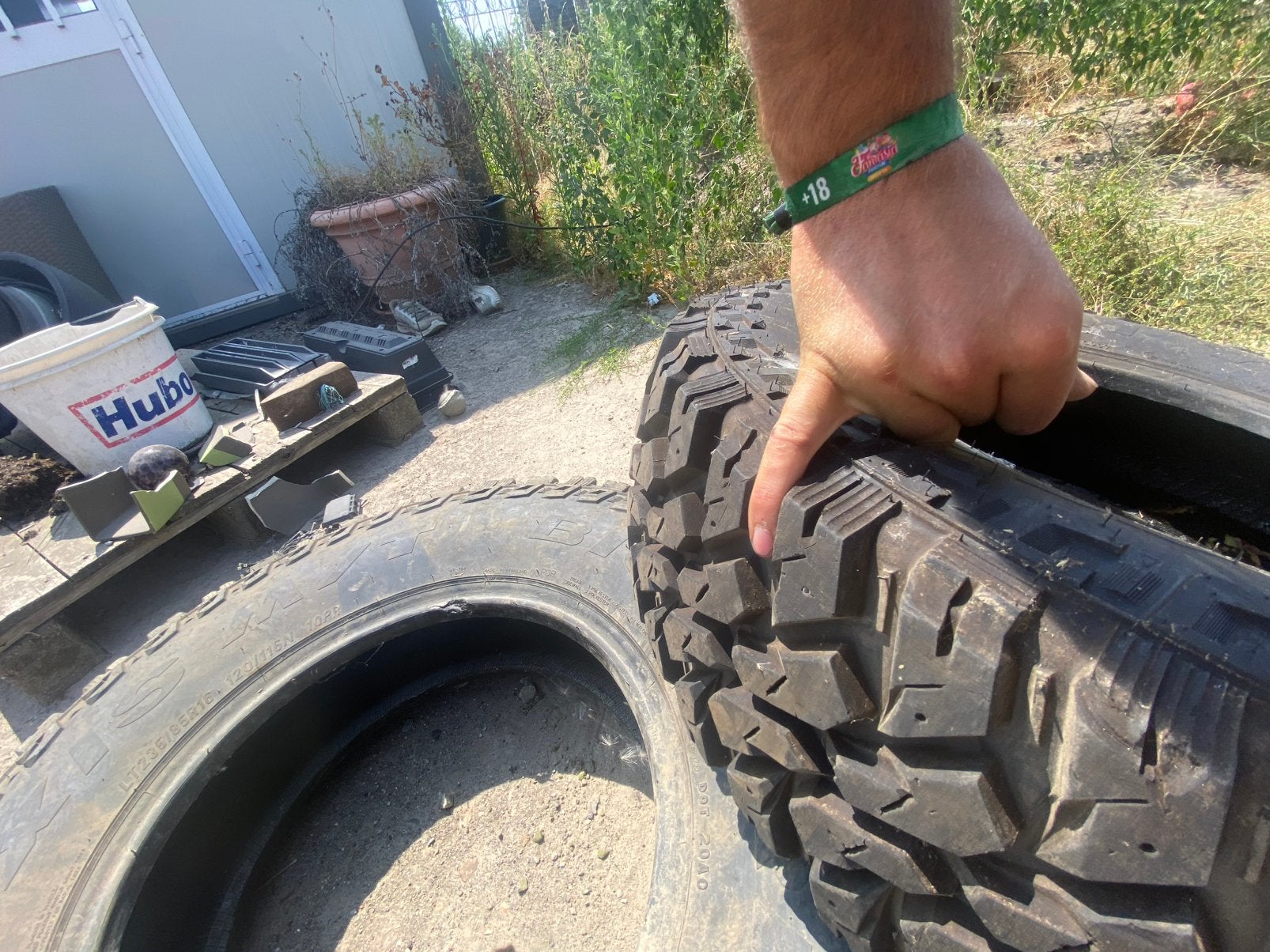 Set maxxis banden 5stuks, Auto diversen, Ophalen, Zo goed als nieuw