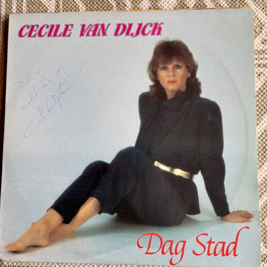 Cecile Van Dijck – Dag Stad, Gesigneerd, Ophalen of Verzenden, Gebruikt, LP