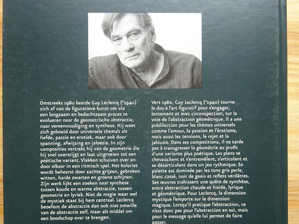 Guy Leclercq, monografie door Willem Elias, 2007 signed**, Peinture et dessin, Willem Elias, Enlèvement ou Envoi, Comme neuf