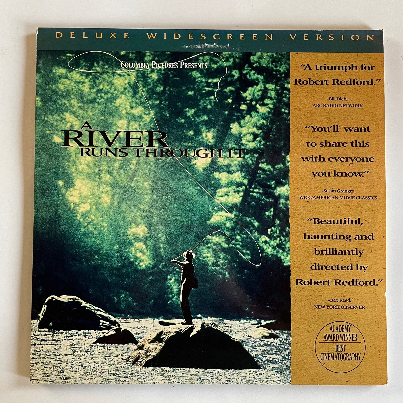 A River runs Through it - Laserdisc, Enlèvement ou Envoi, Comme neuf