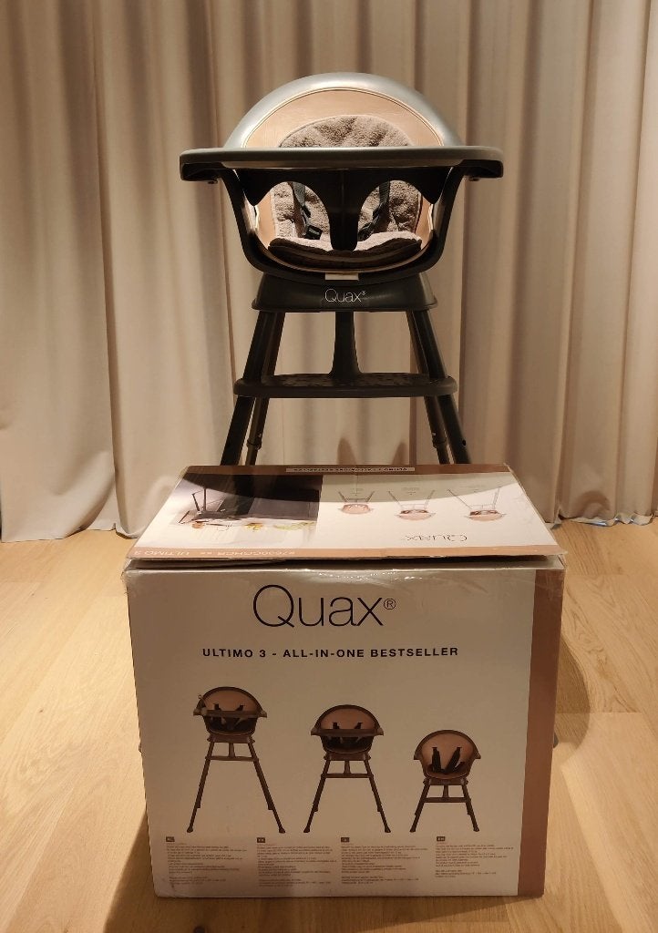 Chaise pour bébé Quax Ultimo 3, Enlèvement, Comme neuf, Chaise évolutive, Plateau amovible