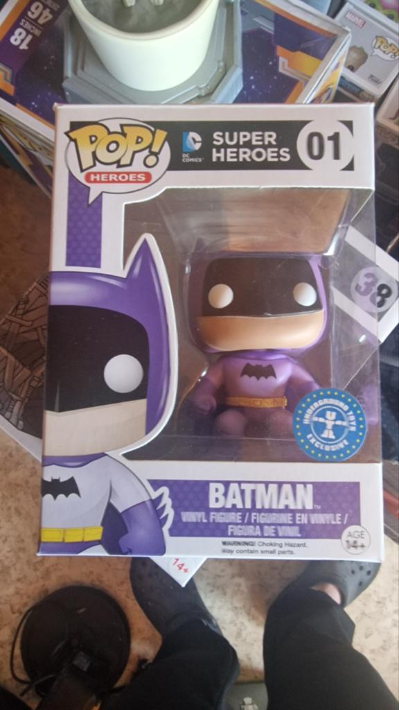 Funko Pop Super Heroes 01 Batman Paars, Verzamelen, Ophalen of Verzenden