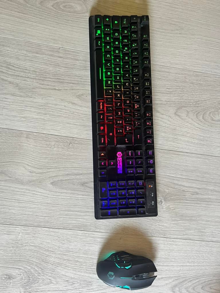 Clavier souris empire Gaming, Ophalen, Zo goed als nieuw, Draadloos