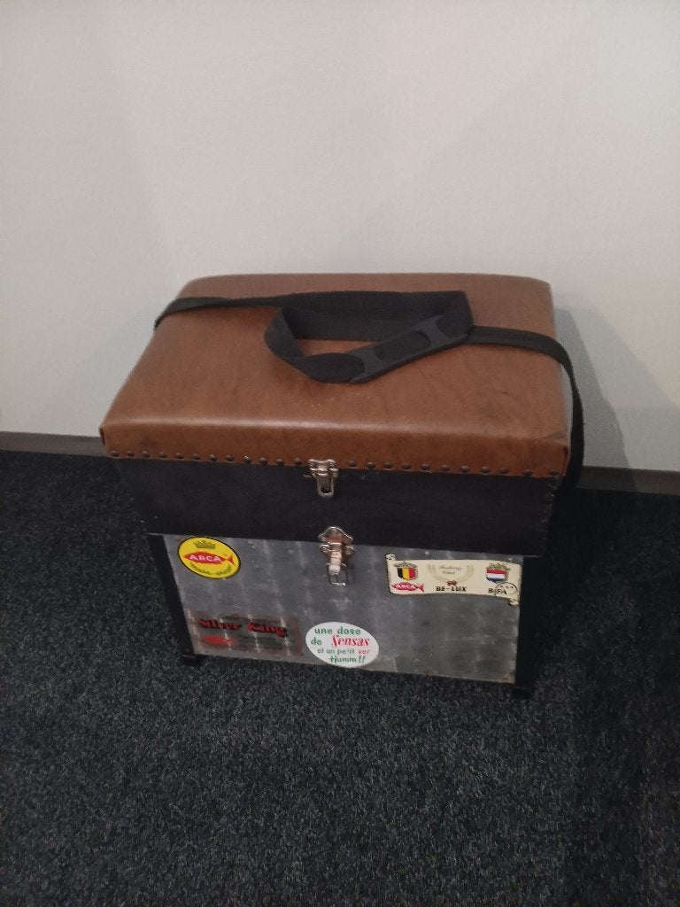 Viskoffer  (zie foto's  !!!), Ophalen, Gebruikt, Koffer of Tas