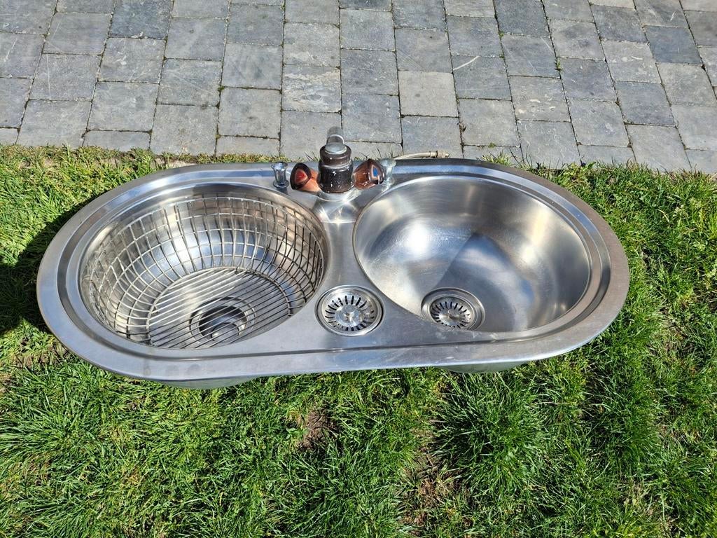 Afwasbak inox, Dieren en Toebehoren, Ophalen