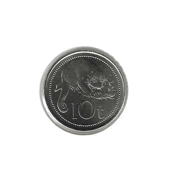 Papoea New Guinea, 10 Toea 2014., Postzegels en Munten, Munten | Oceanië, Ophalen of Verzenden, Losse munt