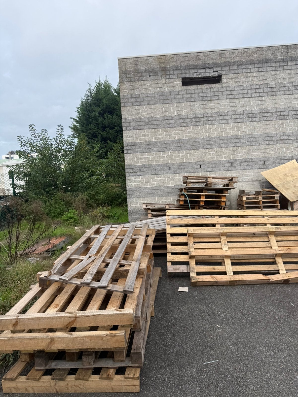 Pallets gratis ophalen, Enlèvement, Comme neuf