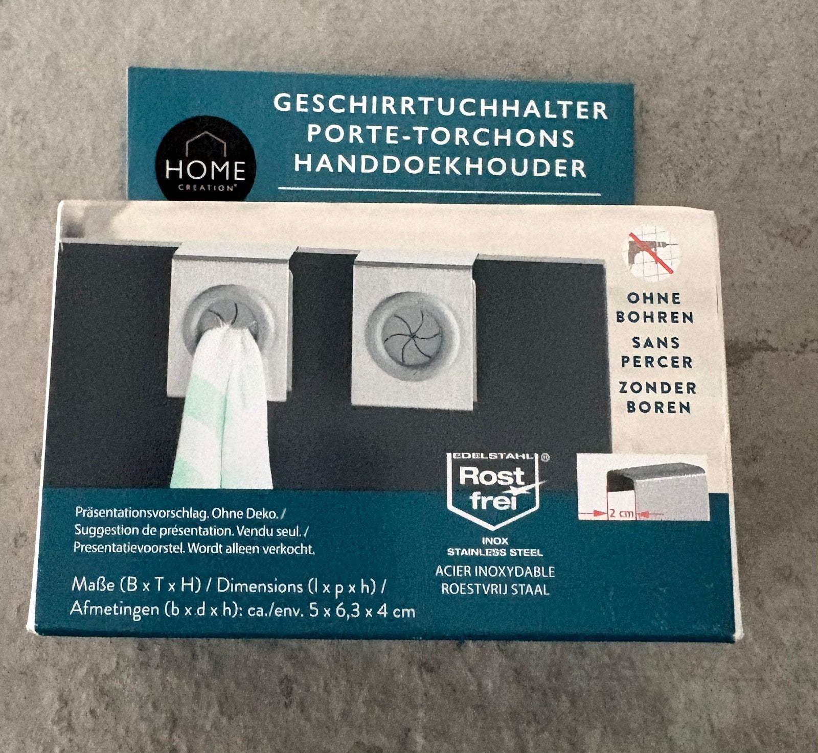 Handdoekhouder 2stuks, Huis en Inrichting, Ophalen, Overige merken, Nieuw, Handdoekhaak