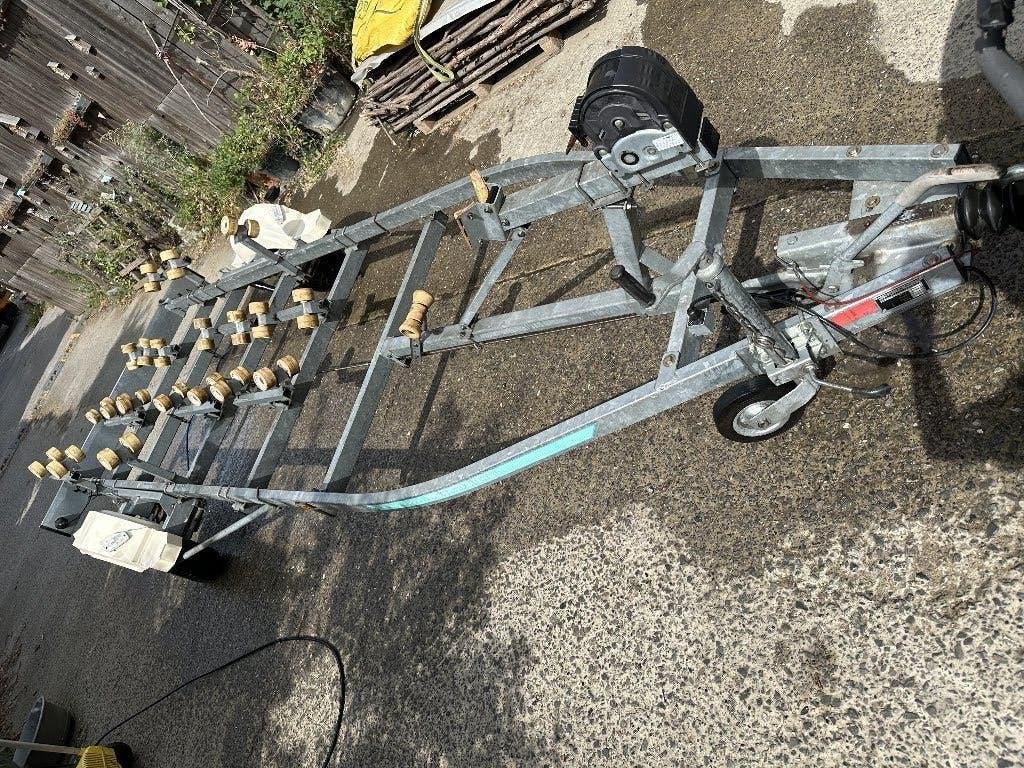 1t1 boottrailer, Watersport en Boten, Boottrailers, Ophalen, Minder dan 1500 kg, Sloepentrailer, Minder dan 6 meter