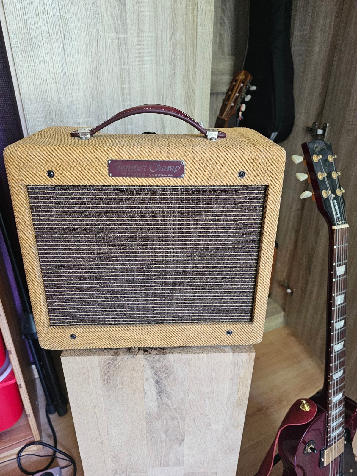 Fender 57 custom champ, Ophalen