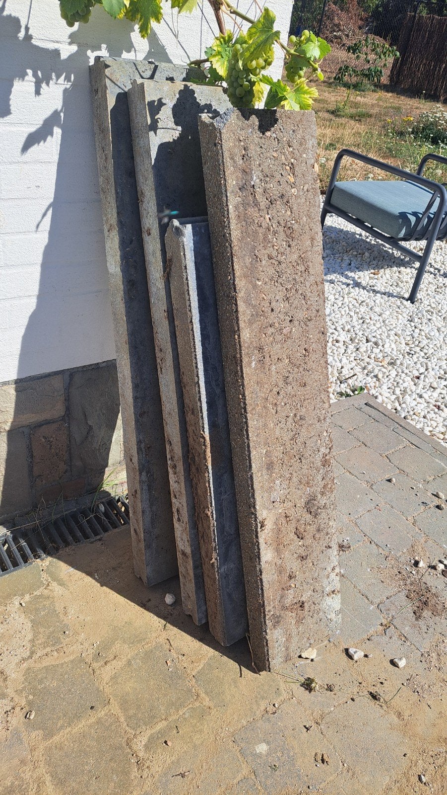 betonnen afboording, Tuin en Terras, Ophalen, Balken
