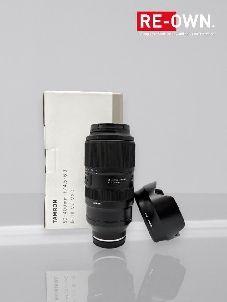 TAMRON 50-400MM F/4.5-6.3 VXD | TOPSTAAT | DOOS | SONY E