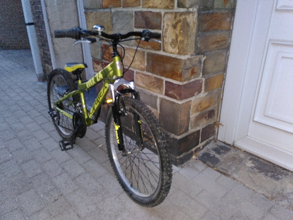 Vélo enfant Orbea vert, Fietsen en Brommers, Ophalen, 20 inch of meer, Gebruikt, Velgrem