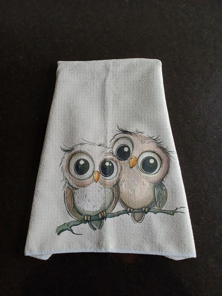 Handdoek, Huis en Inrichting, Keuken | Textiel, Ophalen of Verzenden, Nieuw, Wit, Theedoek of Handdoek