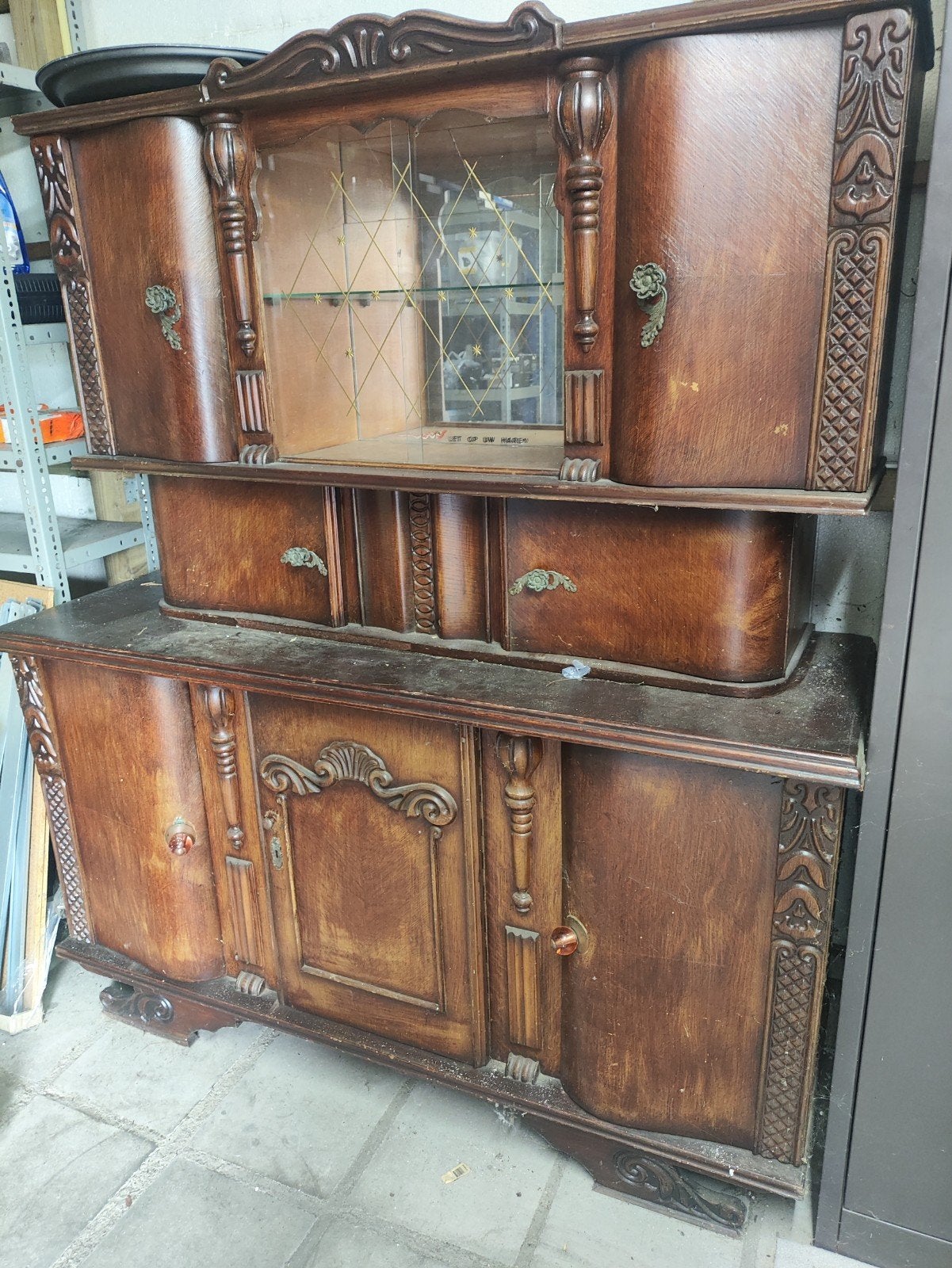 vintage kast., Antiek en Kunst, Antiek | Meubels | Kasten, Ophalen