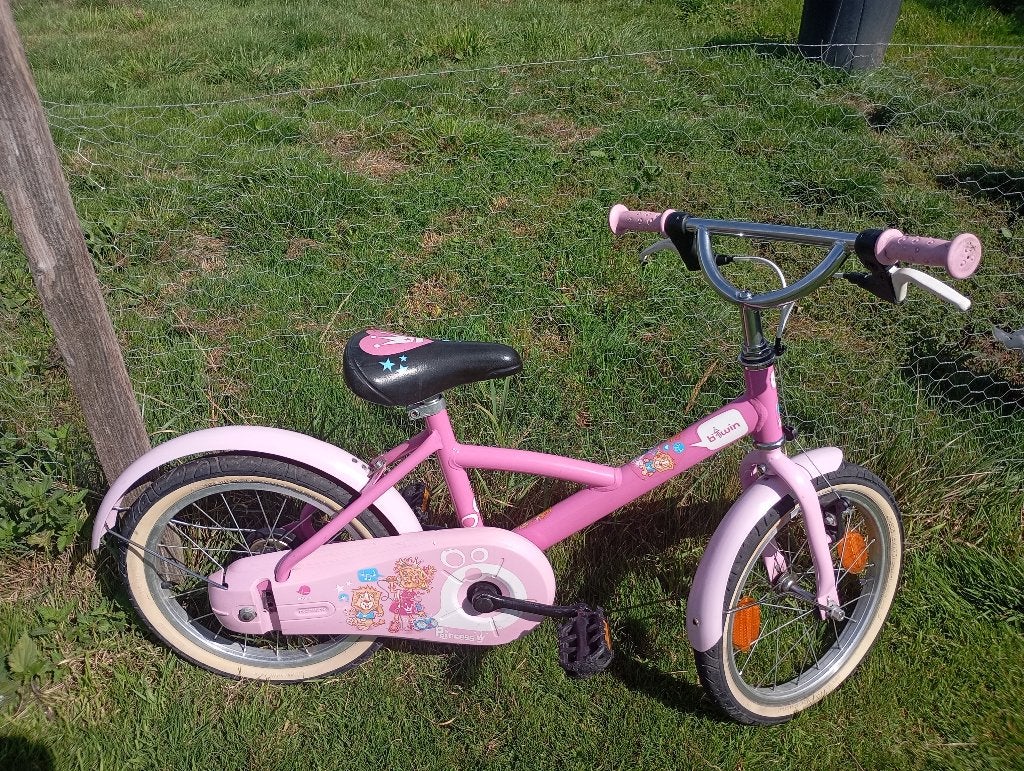 Vélo 16 pouces rose, Vélos & Vélomoteurs, Enlèvement, Comme neuf, 16 pouces