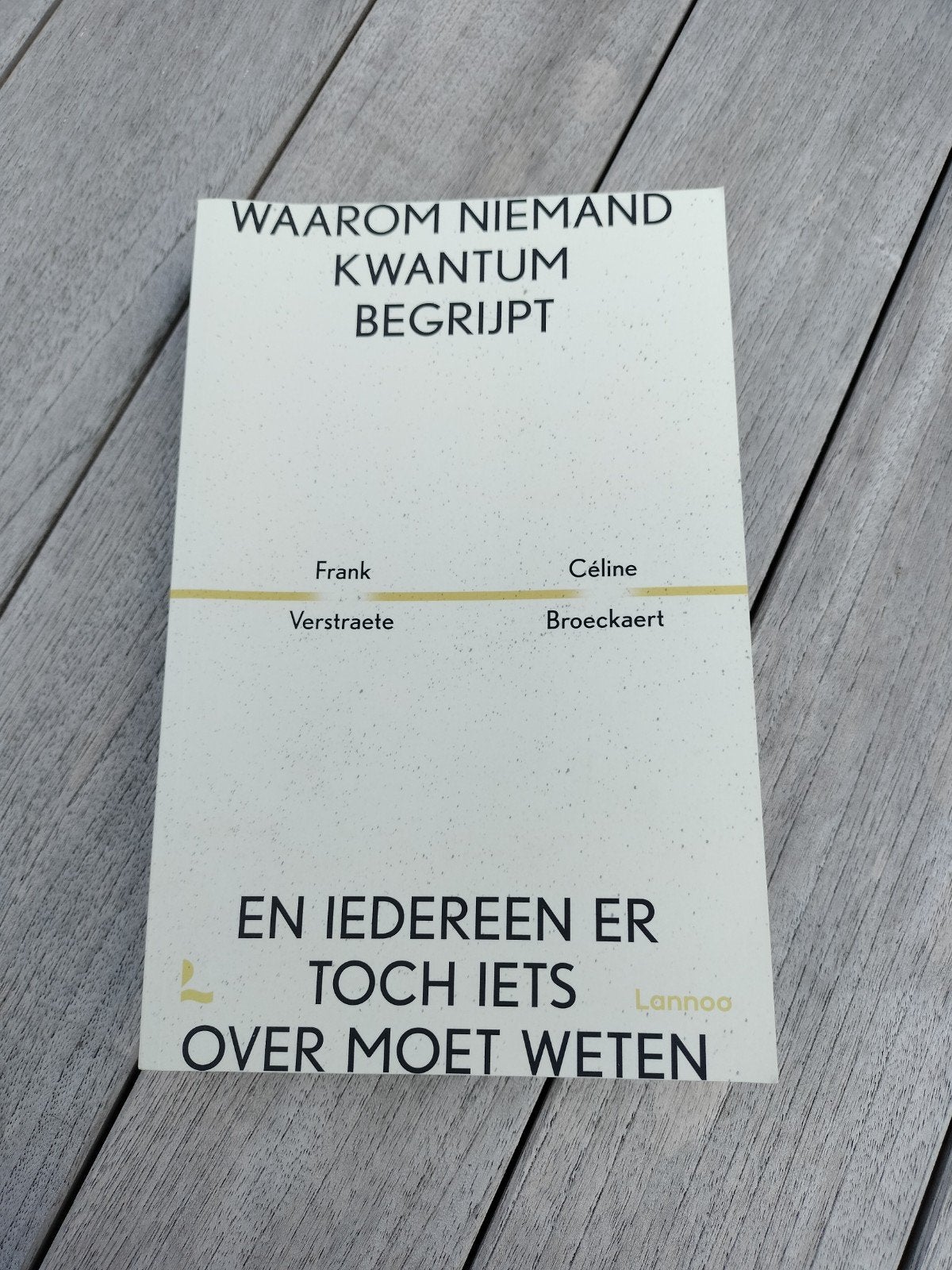 Boek Waarom niemand kwantum begrijpt, Ophalen of Verzenden, Zo goed als nieuw