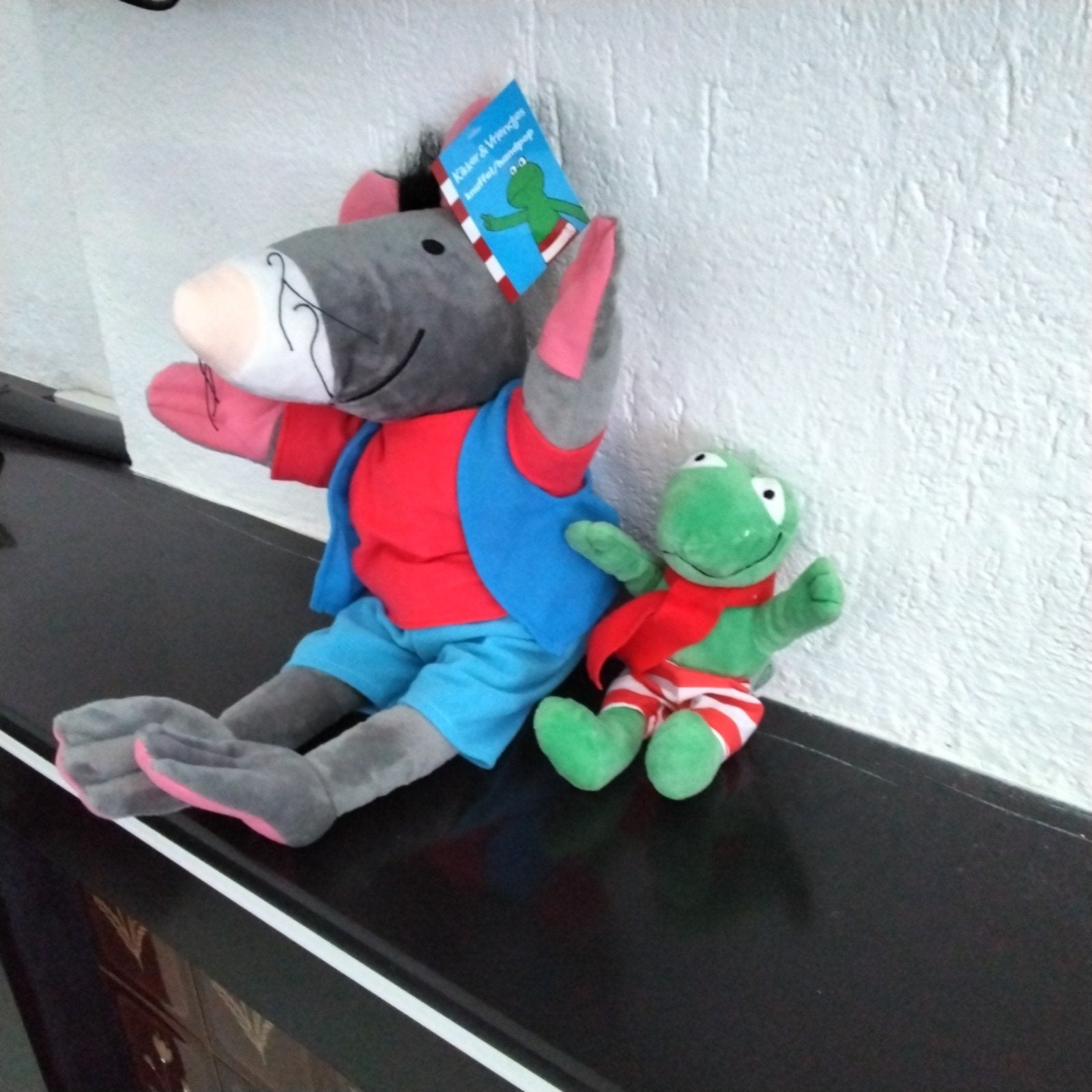 Max velthuijs handpop rat knuffel kikker, Kinderen en Baby's, Speelgoed | Thomas de Trein, Ophalen of Verzenden