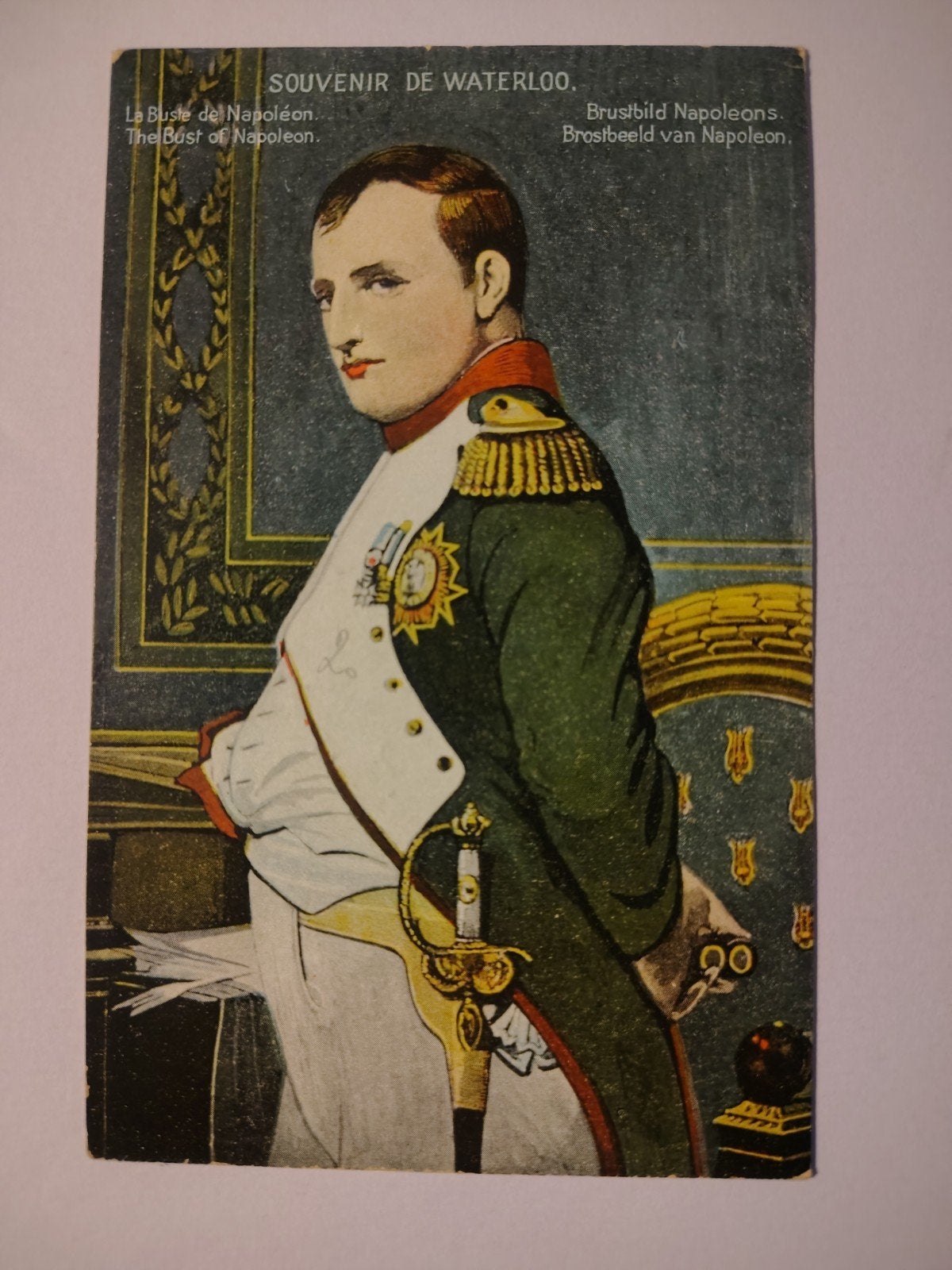 Waterloo SOUVENIR DE Statue thoracique de Napoléon, Collections, Enlèvement ou Envoi