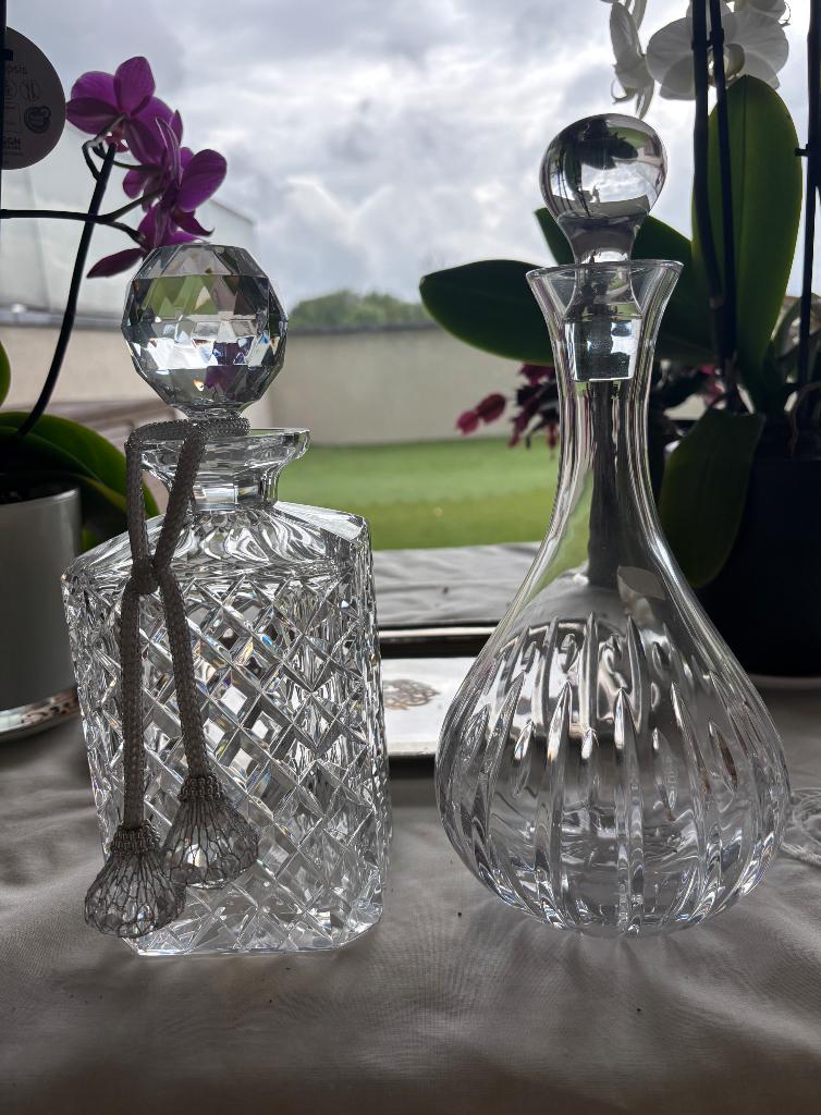 Set van 2 vintage karaffen, Ophalen