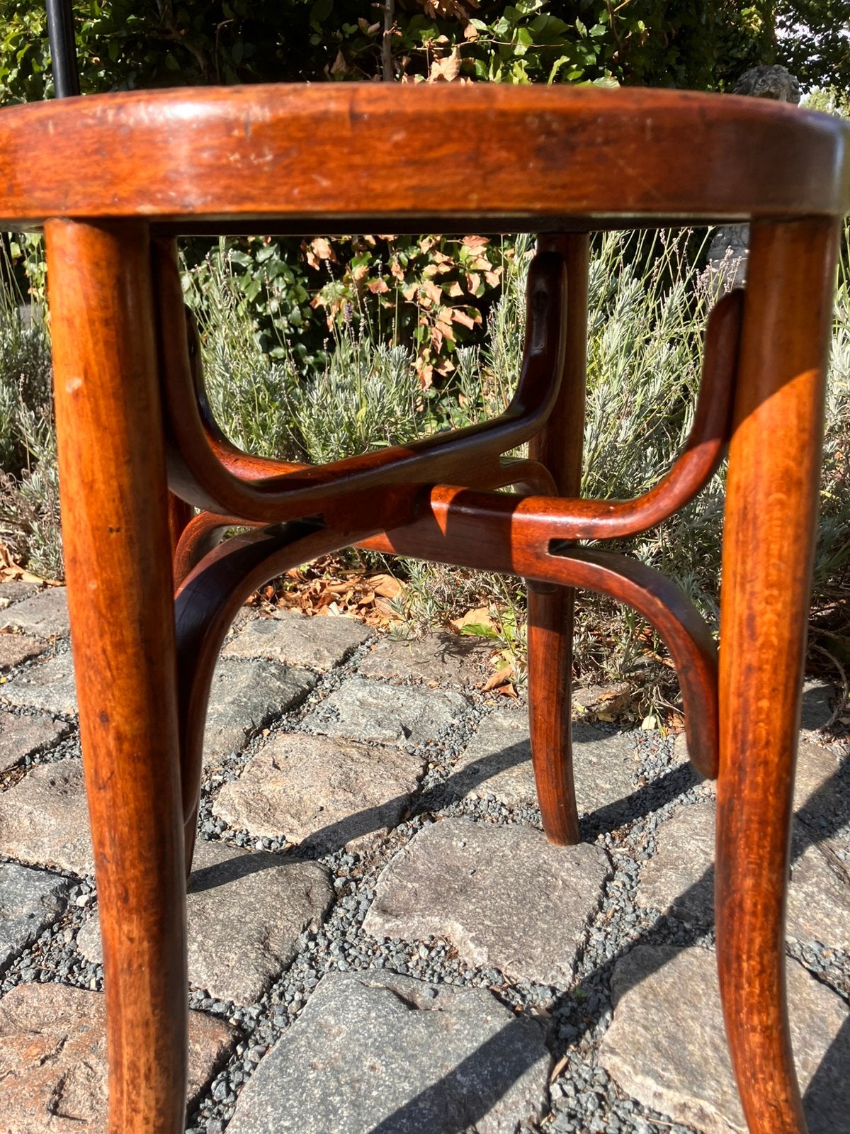 Vintage houten kruk Cambier frères  / Thonet stijl, Enlèvement