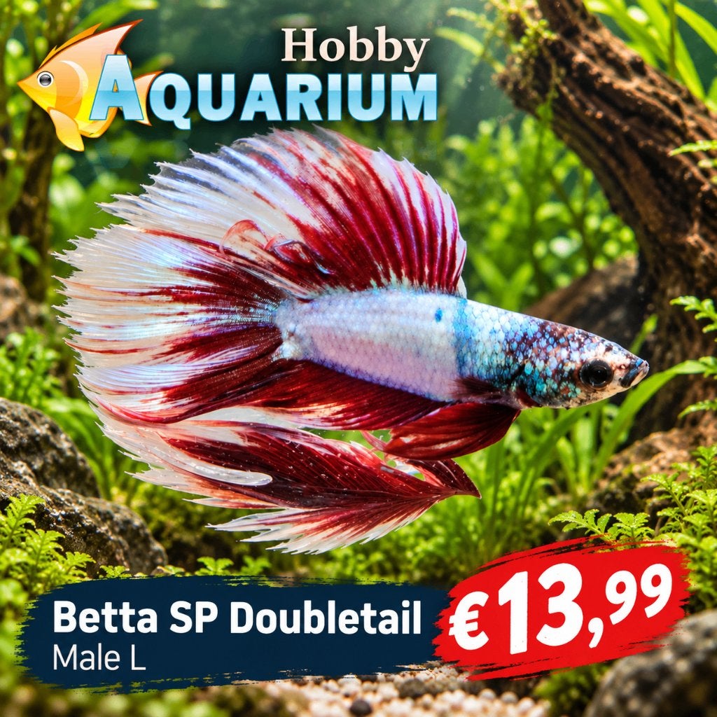 Hobbyaquarium Betta SP Doubletail Male /Man, Dieren en Toebehoren, Vis, Zoetwatervis