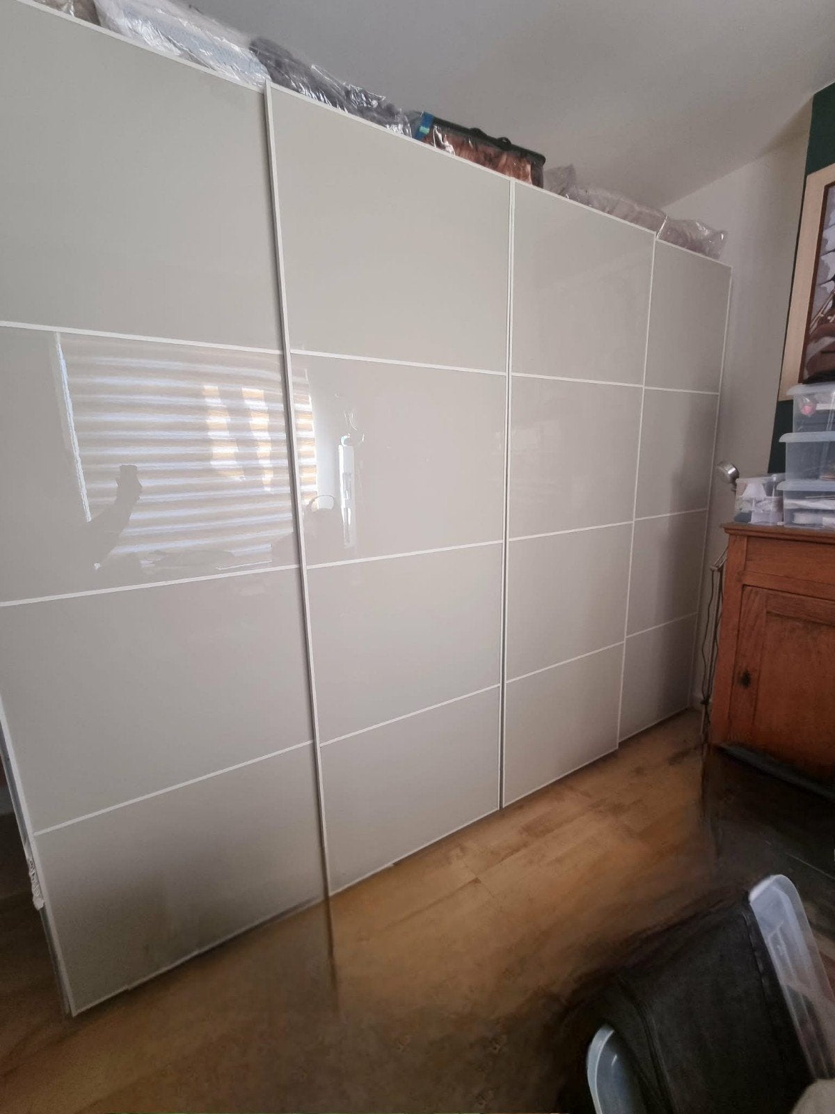 Dressing pax Ikea, 160 cm ou plus, 160 cm ou plus, Verre de sécurité, Comme neuf