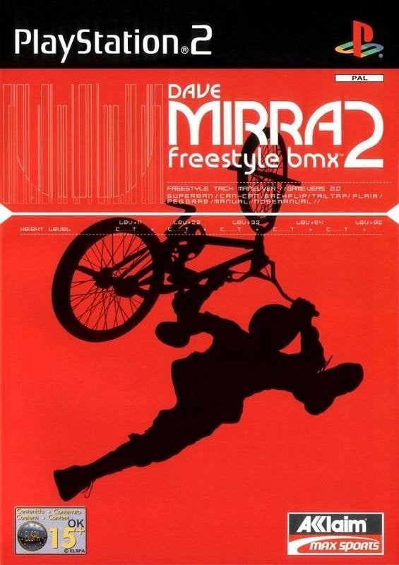 Dave Mirra Freestyle BMX 2, Consoles de jeu & Jeux vidéo, Jeux | Sony PlayStation 2, Enlèvement ou Envoi, 1 joueur, Utilisé, Course et Pilotage