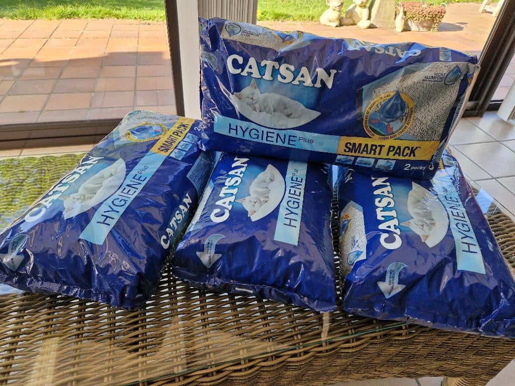Catsan Smart Pack kattenbakvulling - 4 x 2 stuks, Ophalen, Nieuw, Gesloten