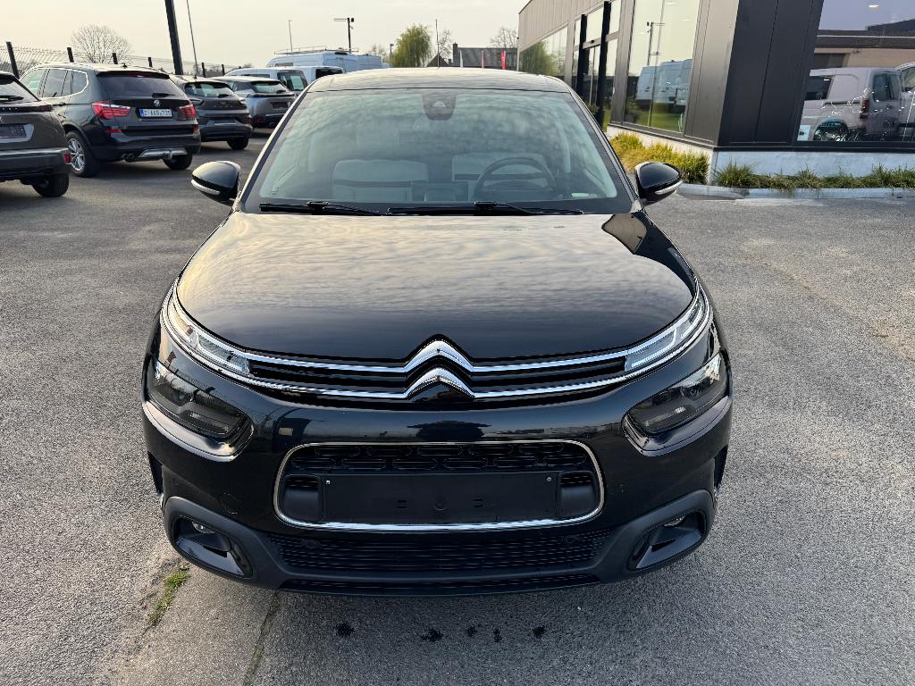Citroen C4 Cactus automaat 1.2 benzine camera leer cruise, Auto's, 1199 cc, Zwart, Bedrijf, 5 zetels