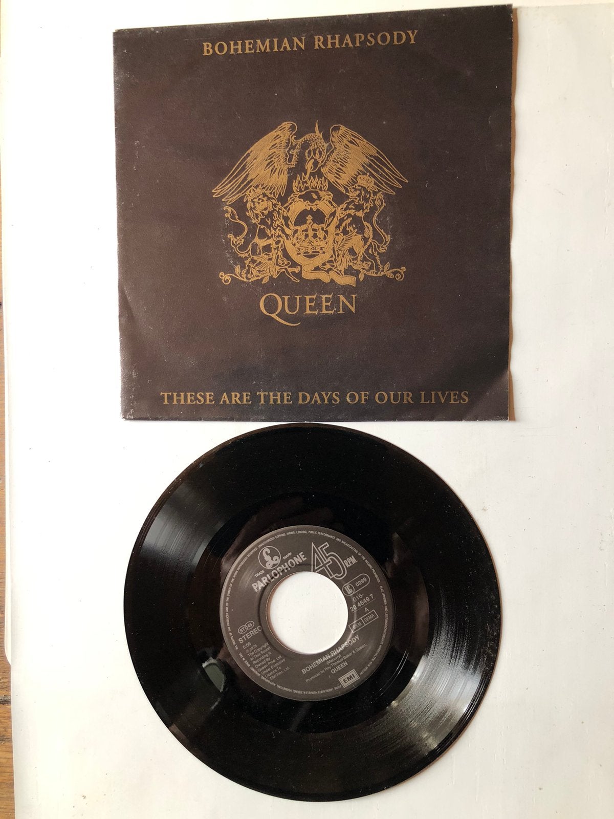 Queen: Bohemian Rhapsody (1991 ; neuf), Envoi, Comme neuf