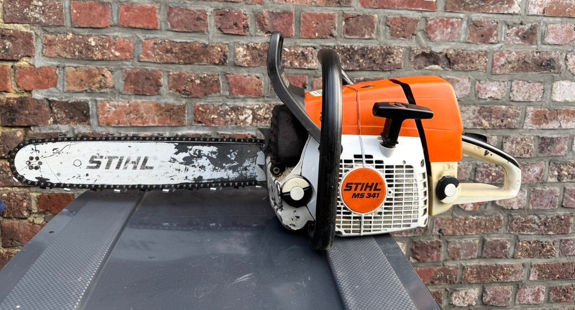 Stihl MS 341 kettingzaag, Tuin en Terras, Ophalen, Gebruikt