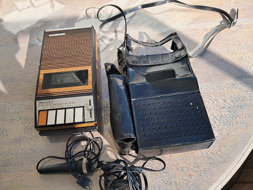 Vintage draagbare cassettespeler jaren 1970, Ophalen of Verzenden