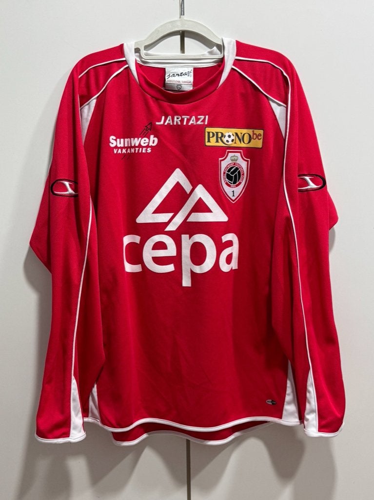 VOETBALSHIRT ANTWERP RAFC, Sport en Fitness, Voetbal, Maat L, Ophalen of Verzenden, Gebruikt, Shirt