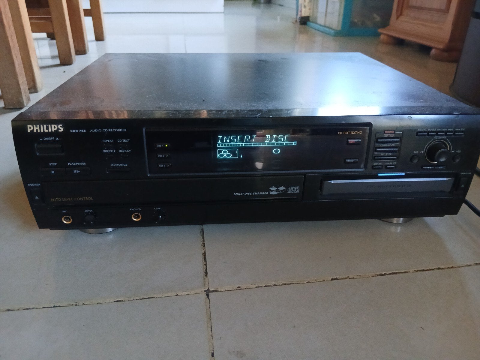 Philips CDR785 Audio CD-Recorder / 3-CD Wisselaar – Getest &, Computers en Software, Ophalen