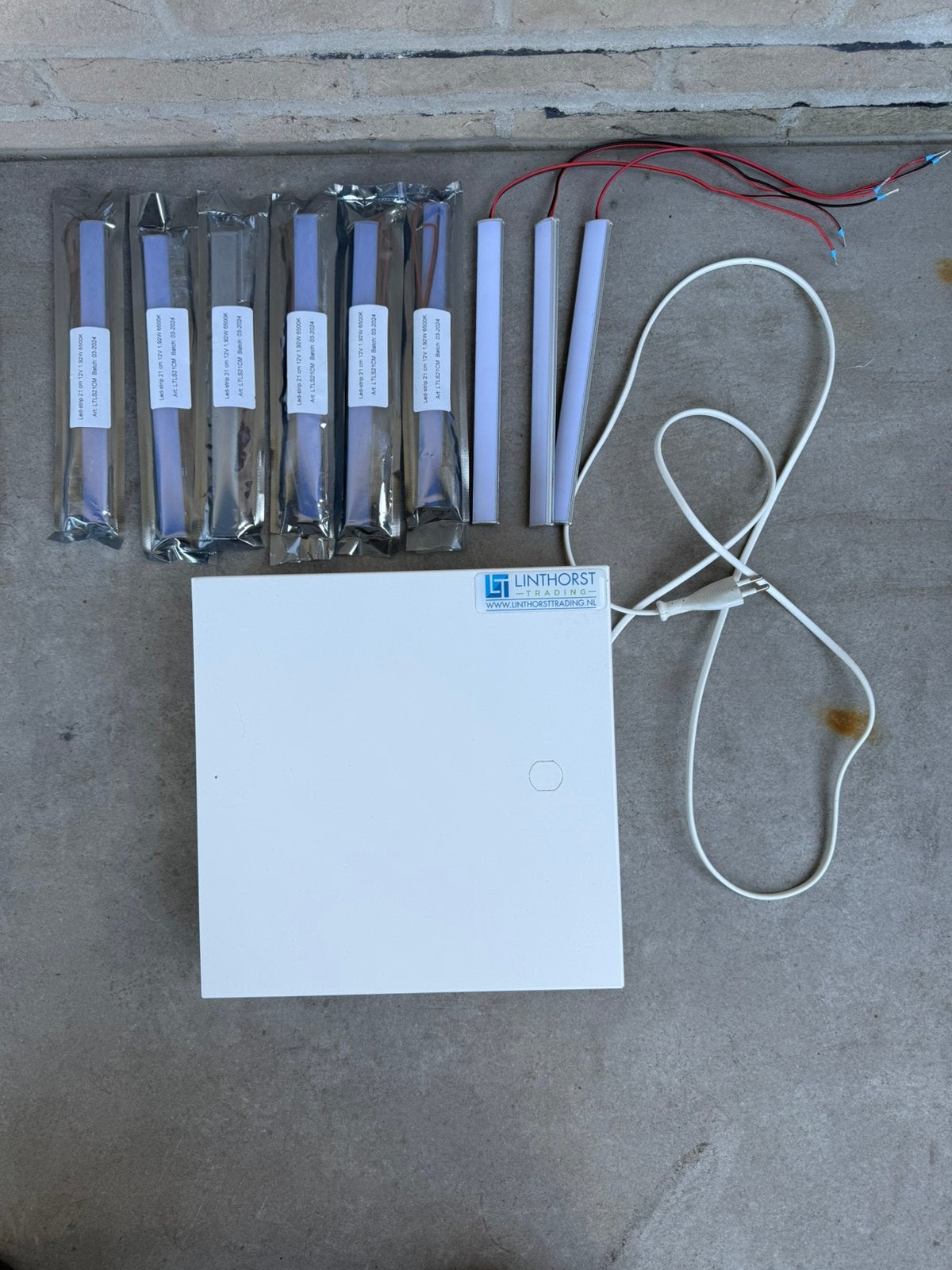 Linthorst led verlichting kweekkooien, met 9 ledstrips 21cm, Ophalen