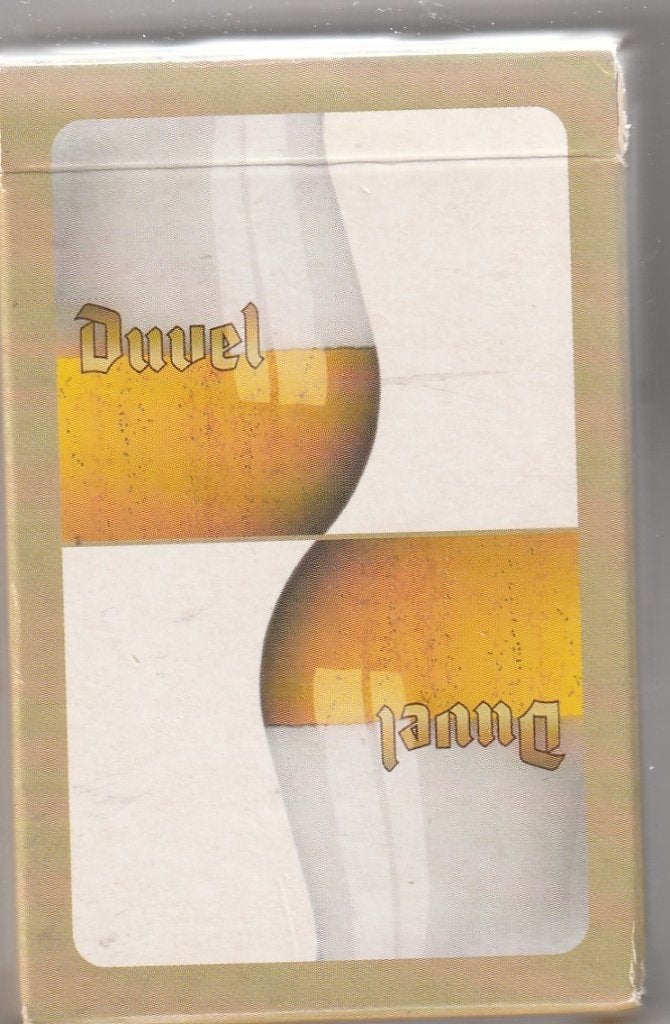 124 / BIER DUVEL 2 GLAZEN, Ophalen of Verzenden, Nieuw, Speelkaart(en)