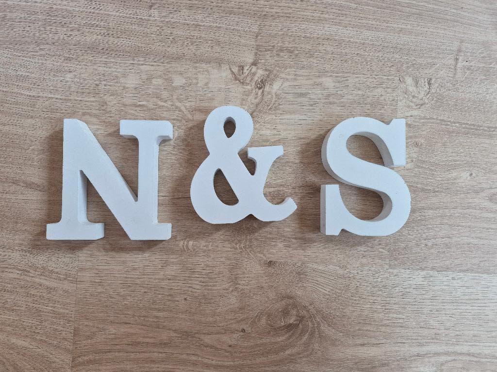 Letters N&S, Enlèvement, Comme neuf, Décoration