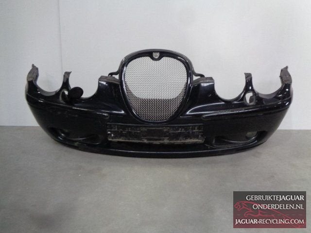 Voorbumper Jaguar S-Type R 2002-2005 compleet met gril, kapp, Gebruikt, -, Voor, Ophalen of Verzenden