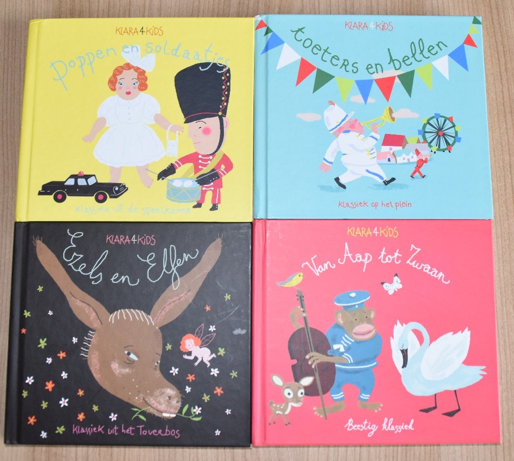 Klara 4 kids - 4 CD's, Ophalen, Gebruikt, Overige typen, Muziek