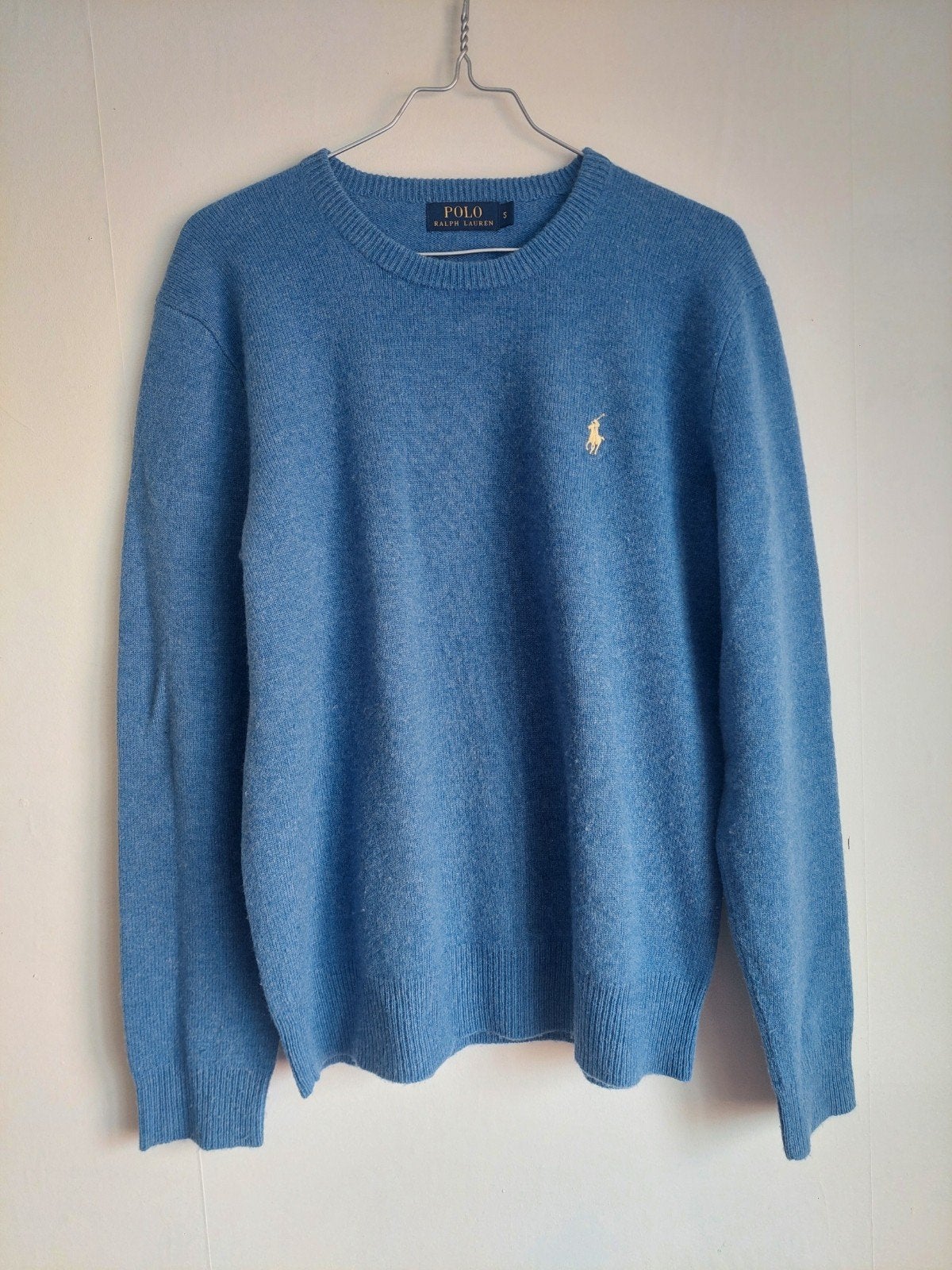 Pull en laine de Ralph Lauren, Vêtements | Hommes, Pulls & Vestes, Ralph Lauren, Comme neuf, Enlèvement, Bleu