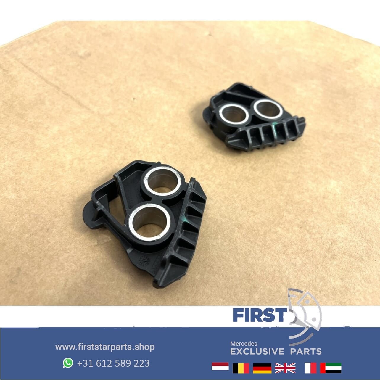 W205 C205 C63 AMG FRONT HOUDER SET LINKS+RECHTS Mercedes C K, Gebruikt, -, Ophalen of Verzenden, -
