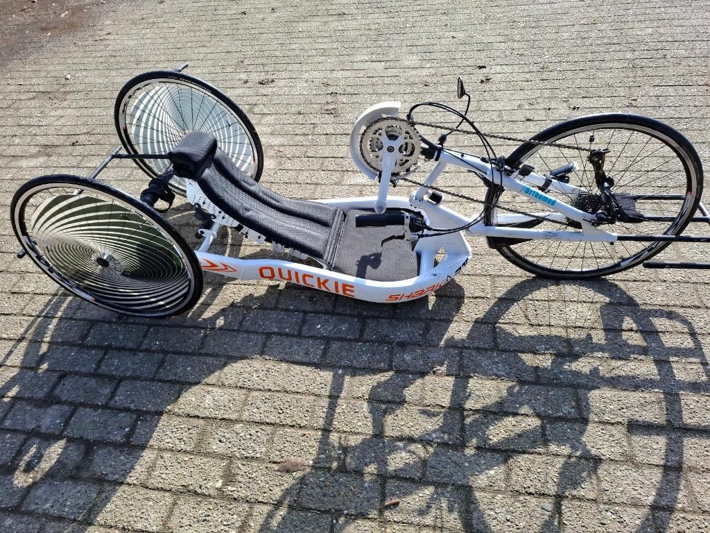 Ligfiets Handbike, Fietsen en Brommers, Ophalen, Gebruikt, Quickie Shark RT