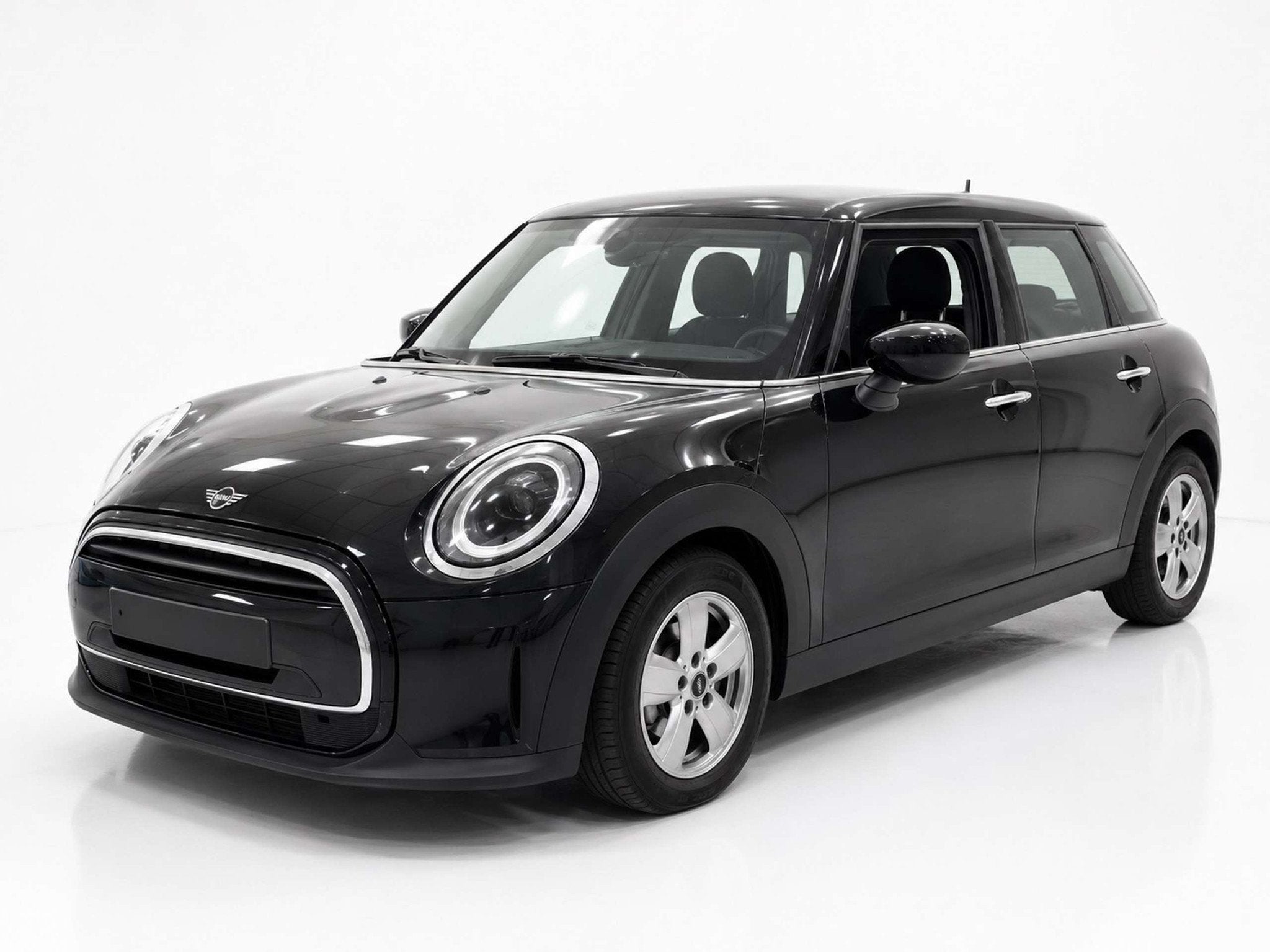 Mini Cooper One 1.5 Benzine Garantie EURO 6d, Auto's, 135 pk, Stof, Gebruikt, Zwart