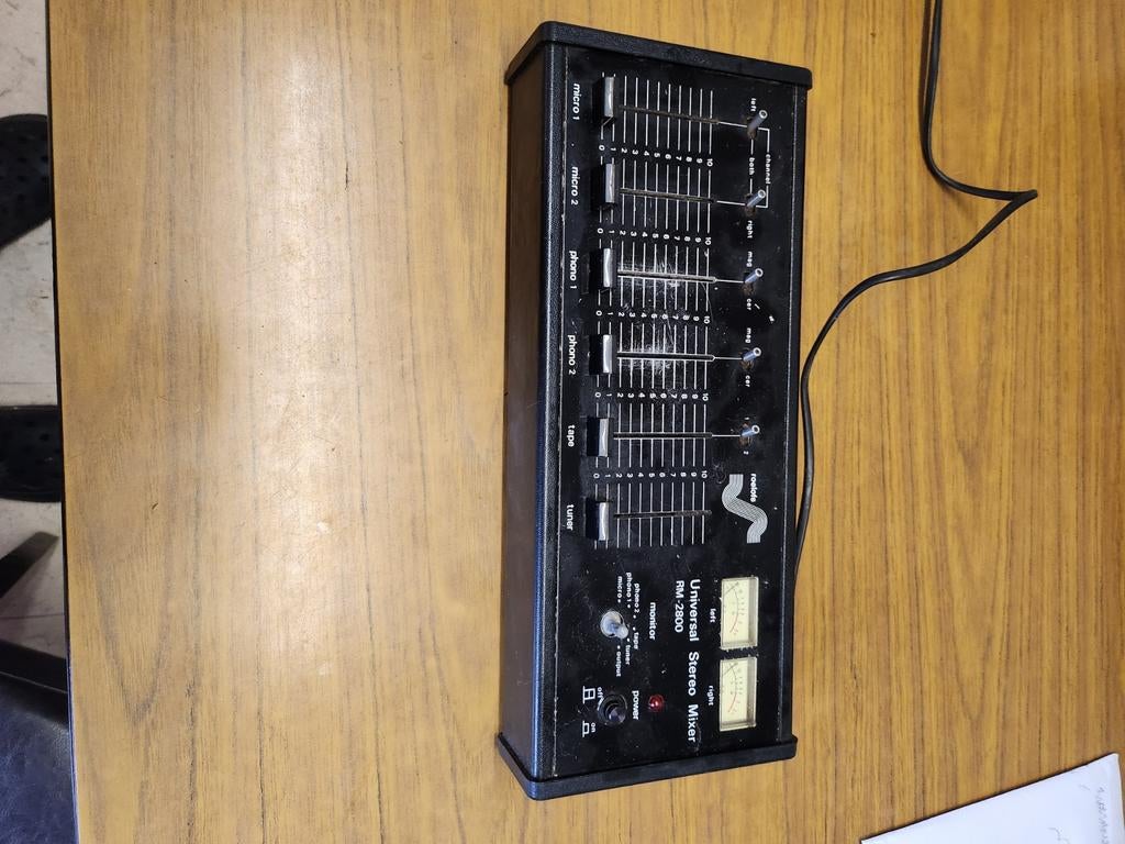 Universele stereo mixer,roelofs RM 2800 uit de jaren 70., Ophalen