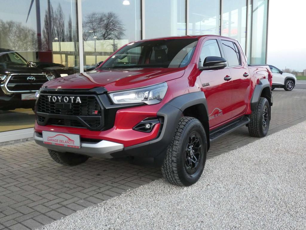 Toyota Hilux GR SPORT2+extra's € 55330+BTW Belgische wagen, Auto's, Toyota, Automaat, 4 deurs, Gebruikt, Zwart