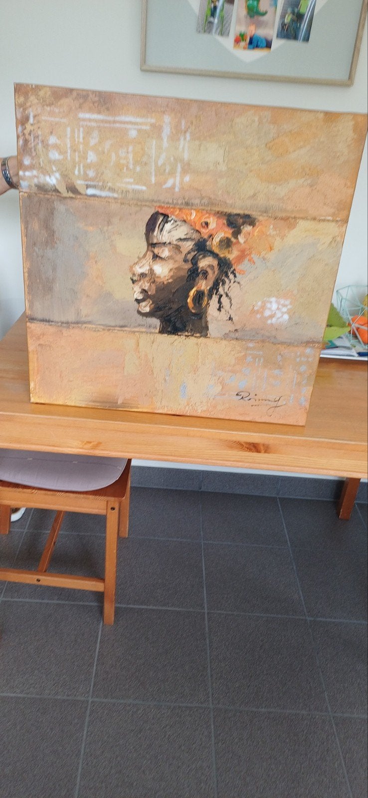 schilderij op doek, Antiek en Kunst, Ophalen